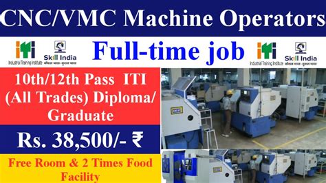 cnc machine operator jobs in india